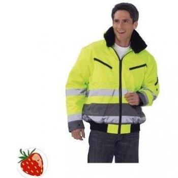 Blouson aviateur de signalisation taille XXXL 66/68 jaune/gris PREVENT