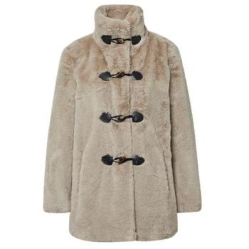 Comma Veste Chic Fourrure Beige 36