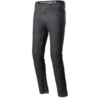 Alpinestars Cerium Denim Tech Pantalon textile de moto Noir taille : 28