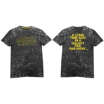 Star Wars T-Shirt In einer weit, weit entfernten Galaxie Grau Größe S