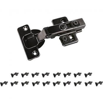 Bisagras Rectas Ø35 mm, 20 Uds. – Sistema Clip y Regulador