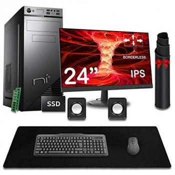 PC Fisso Windows 10 Intel Core i5 4‑Core 16 GB SSD 240 GB Monitor incluso