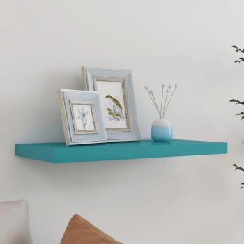 Mensola a Parete Blu 60x23,5x3,8 cm