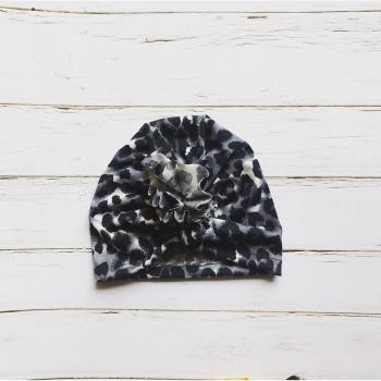 Elastic Leopard Baby Head Wrap