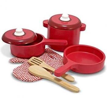 Melissa & Doug Juego de Accesorios Culinarios de Madera 12610