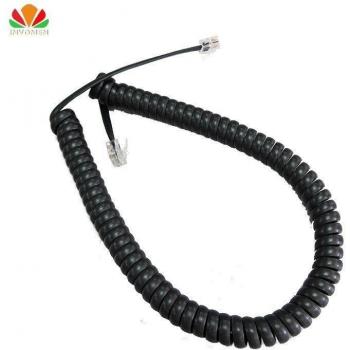 10pcs 35cm Telephone Handset Cable with Volume Curve