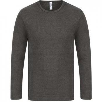 Men's White Thermal Long Sleeve by Absolute Apparel