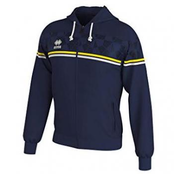 Errea Dragos Kinder Kapuzenpullover Unisex Blau 9/10 Jahre