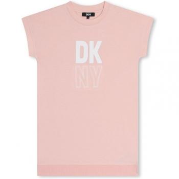 DKNY robe jeune fille rose 8A