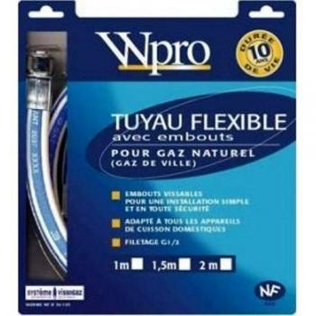 Accessoires WPRO TNC208 Gaz Naturel 2 mètres