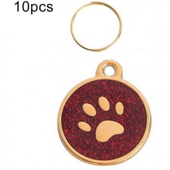 10Pcs Dog and Cat ID Tags