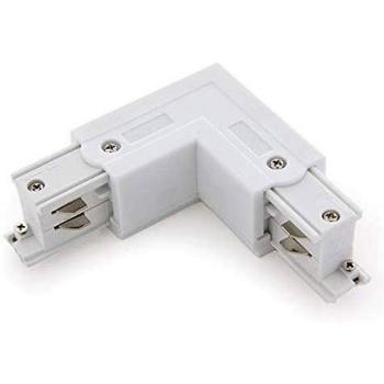Weißer L-Stecker für 3-Phasen-Track