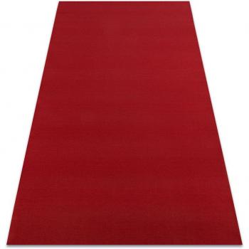RUGSX Single Colour Anti-Slip Rumba Rug in Red 150x200 cm