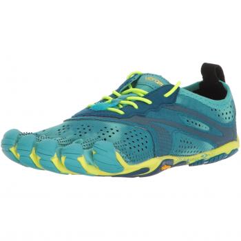 Vibram FiveFingers Damen V‑Run Schuhe, Türkis‑Teal–Navy Farbe, EU 40