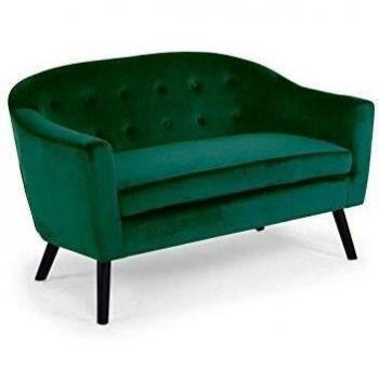 Canapé Scandinave Velours Vert Élégance