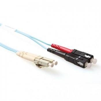 ACT 7 meter LSZH Multimode 50/125 OM3 fiber patch cable duplex with LC and SC connectors (CAT6, 7 m), Netzwerkkabel