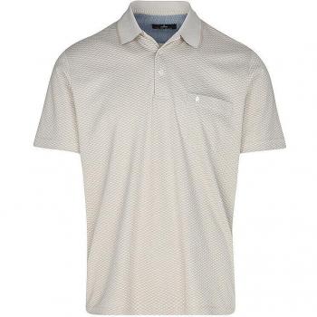 RAGMAN Poloshirt aus Baumwoll-Jersey beige XXXL