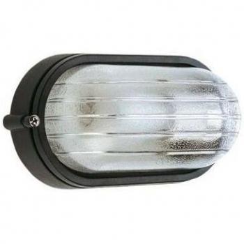 Lampada da Soffitto E27 Ovale Nero Design Industriale
