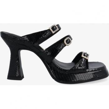 Sandalias de mujer Noa Harmon negras con plataforma y tiras