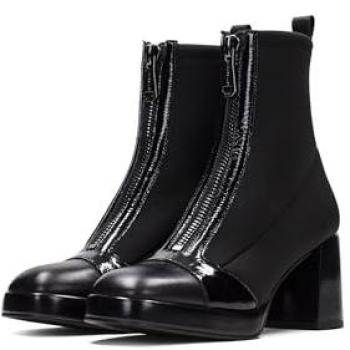 Hispanitas Bottines Femme Cuir Noir