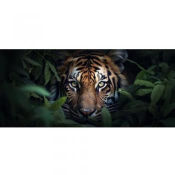 Peinture Imprimée HD Tigre Caché 65x145 cm