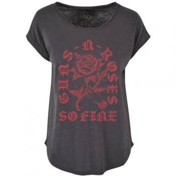 Guns N' Roses So Fine Rose Women's T-Shirt