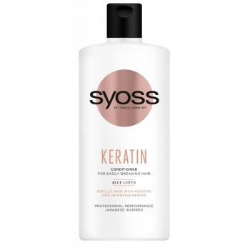 Syoss Keratin après-shampoing 440 ml pour cheveux cassants