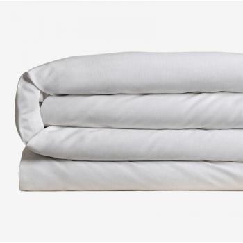 Sklum – Housse de couette en percale de coton 180 fils – Blanc