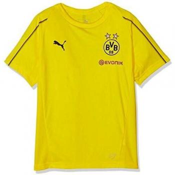 PUMA BVB Children's Training Tee, Cyber Yellow, 140