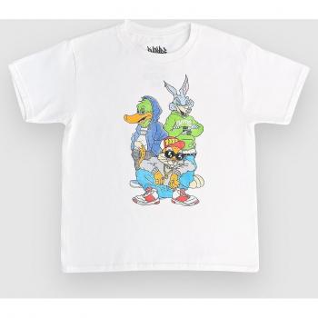 T-shirt Empyre Toon Street pour Jeunes en Blanc