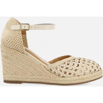 Gioseppo Sandalen 91417 – klassische weiße Espadrille mit rutschfestem Gummi