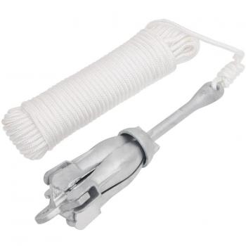 Ancla Plegable con Cuerda de Hierro Maleable 8 kg