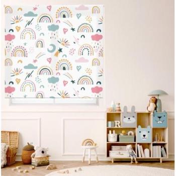 Happystor Estor Enrollable para Niños, Tejido Translucido 170 cm × 250 cm
