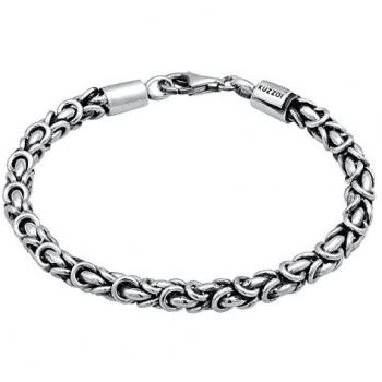 Kuzzoi Königskette Klassik – 925 Silber Armband für Männer, 1 ct