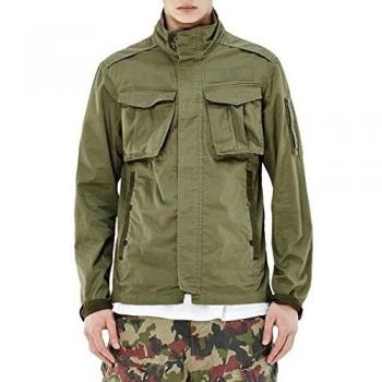 Chaqueta Rovic G-Star para hombre, verde con matiz khaki, talla XXL