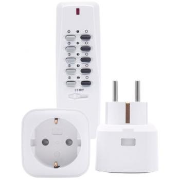 Mycr 2xPlug-In On/Off con Telecomando 433.92 MHz