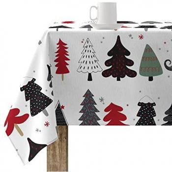 Tapis de Table Résine Noël Anti-Tâches 140 cm
