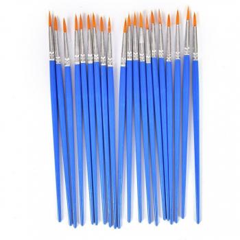 10 Piece Nylon Hair Watercolor Brush Set