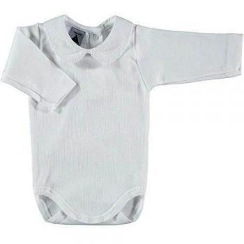 Pack de 2 bodys BABIDÚ con cuello de tejido piqué ribeteado