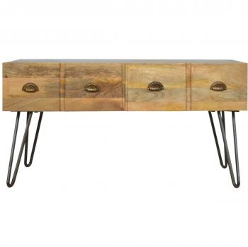 Rustic Mango Coaster Table