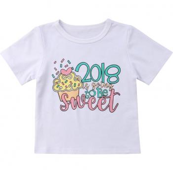Charming Baby Girls Graphic T-shirt