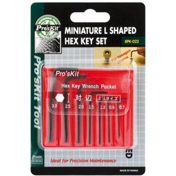 Pack de 7 Mini Clés Hexagonales