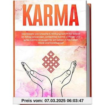 Karma: Das Gesetz von Ursache & Wirkung Schritt für Schritt im Alltag anwenden, schlechtes Karma auflösen und gutes Karma erzeugen für ein Leben in höchstem Glück und Dankbarkeit