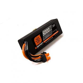 Spektrum LiPo‑Akku 2S 7,4 V 5000 mAh – Smart 30C, iC3 RC‑Kontrolle mit Hardcase
