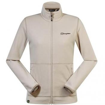 Berghaus Prism 2.0 Micro Grau Damenjacke – InterActive‑Fleece, 44, durchgehender Reißverschluss