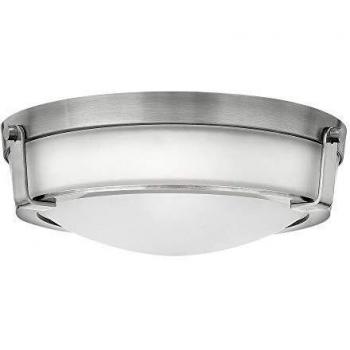 Hathaway 3-flammige mittlere Deckenleuchte Nickel E27