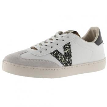 Baskets femme Victoria Berlin avec bout en cuir suédé