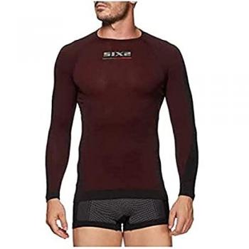 Sixs Unisex Langarmunterhemd Rot
