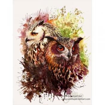 Broderie perlée au diamant d’animaux