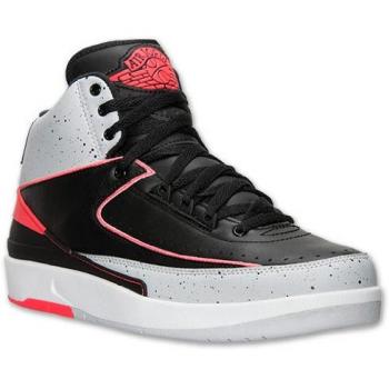 Nike Air Jordan 2 Retro Black/Infrared White Cement Men’s Size:8.5
